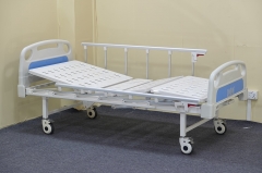 Equipo hospitalario MY-R009D dos manivelas cama de cuidado MANUAL para Hospital