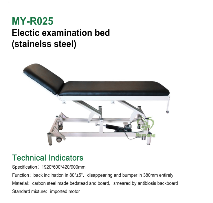 MY-R025 Electic examination bed for operation Clinic (en inglés)