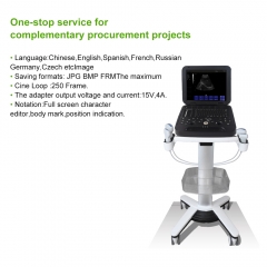 Mi - a009a - B escáner ultrasónico hospitalario portátil portátil portátil