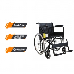 My- r101 silla de ruedas manual de acero inoxidable silla de ruedas doméstica