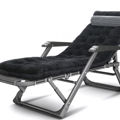 Mi - r038f Mesa de masaje cómoda de algodón negro cama individual plegable